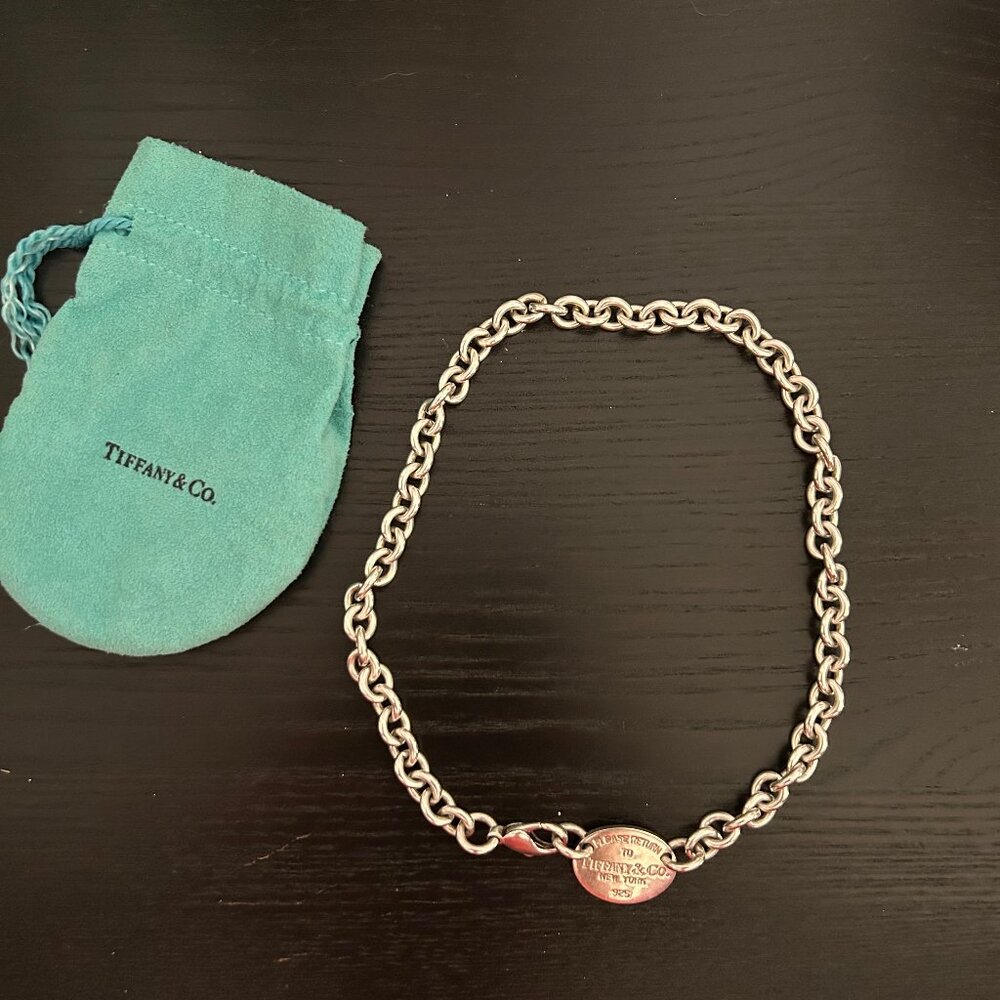 Tiffany & Co. “Return to Tiffany” Oval Tag Necklace
